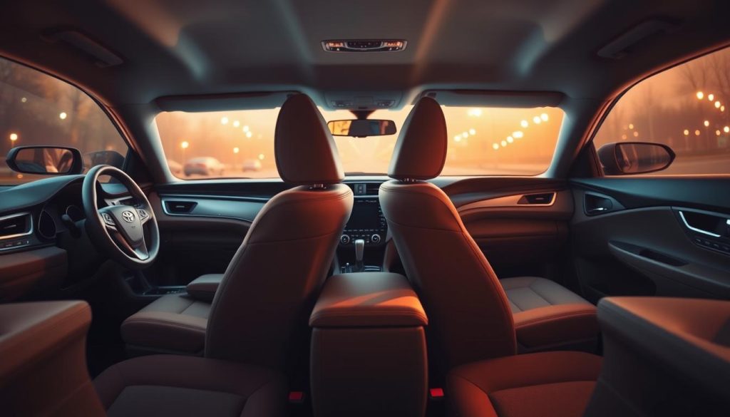 Toyota Camry and Chevy Malibu Interior Comfort