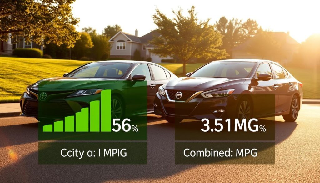 Toyota Camry and Nissan Altima Fuel Efficiency Comparison