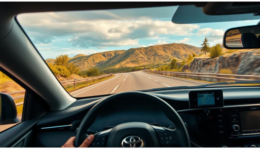 Toyota Corolla 2025 with recommended dash cam installed