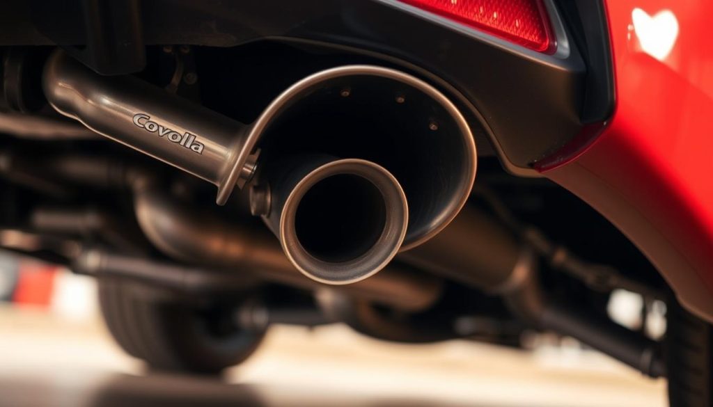 Toyota Corolla exhaust system maintenance