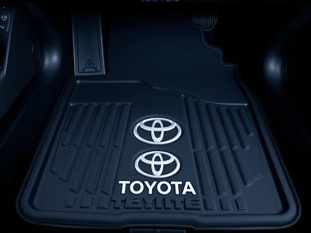 Toyota Genuine All-Weather Floor Mats - best floor mats for Toyota Prius with official Toyota logo