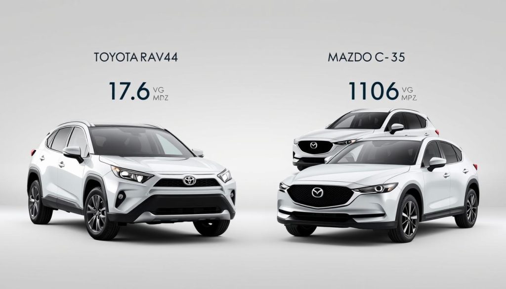 Toyota RAV4 and Mazda CX-5 Fuel Efficiency Comparison