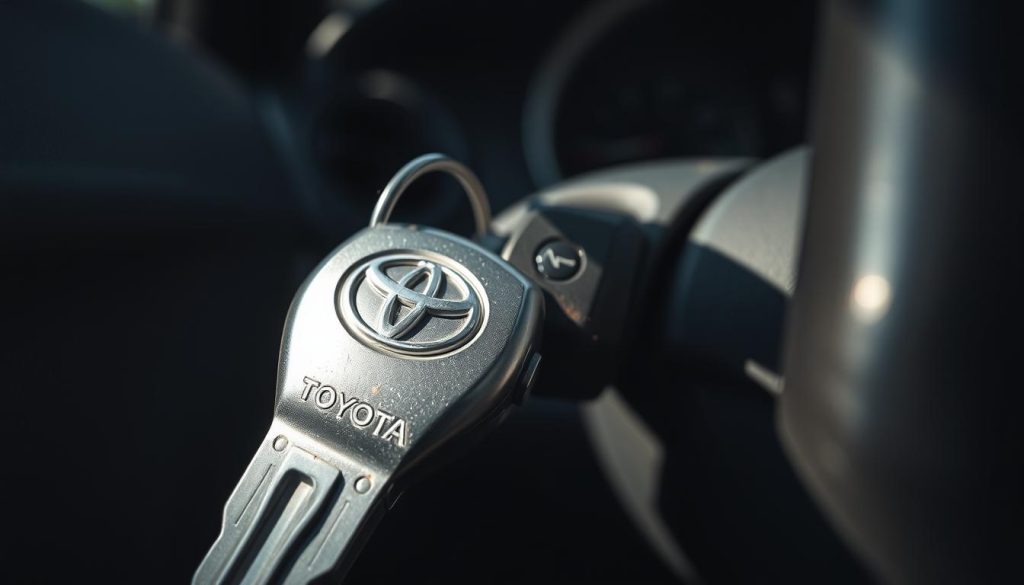 Toyota key won't turn