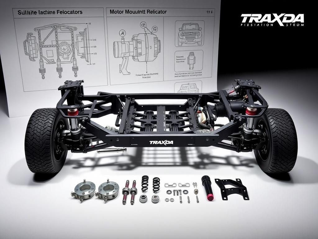 Traxda Subframe Drop Kit for Toyota RAV4 with complete components - best Toyota RAV4 lift kit 2025 review
