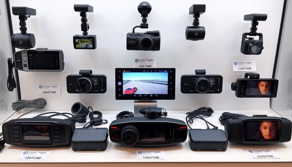 Various dash cam models compatible with Toyota Corolla 2025