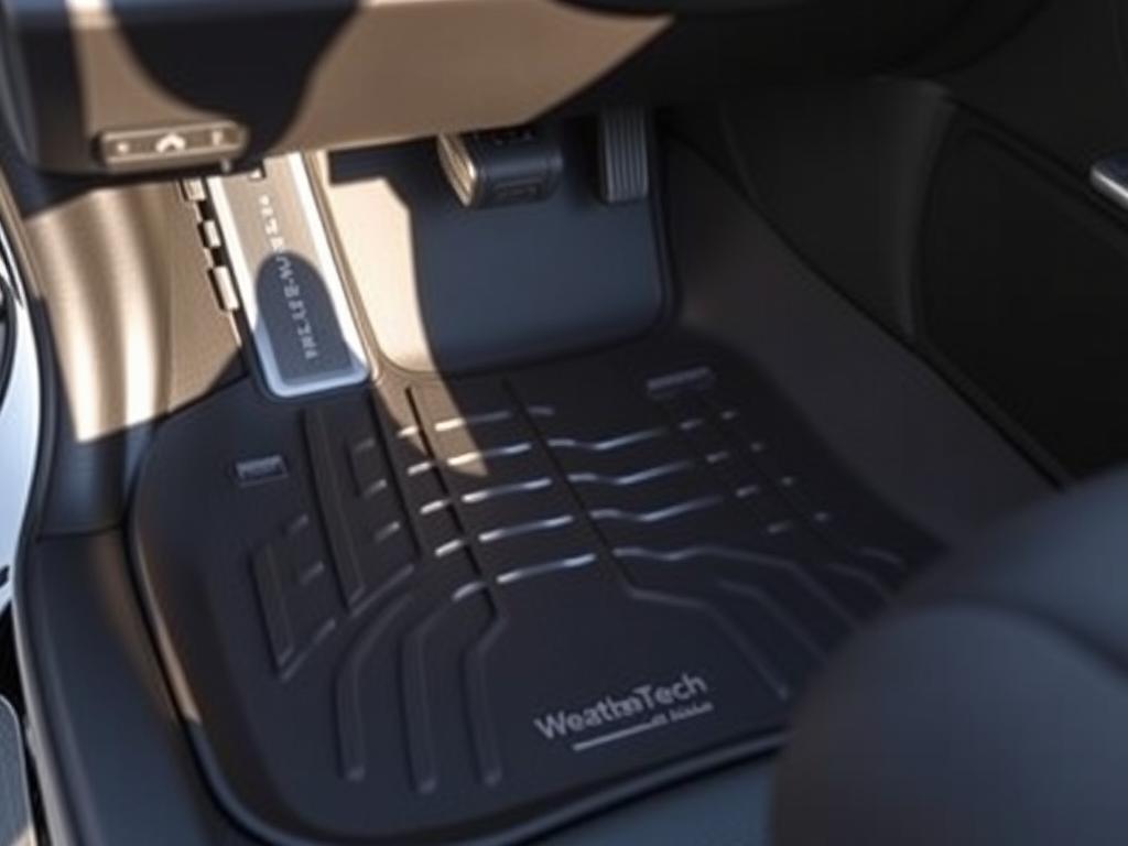 WeatherTech FloorLiner installed in Toyota Camry - best floor mats for Toyota Camry review
