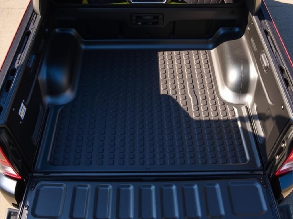 WeatherTech TechLiner Toyota Tacoma cargo liner 2025 installed