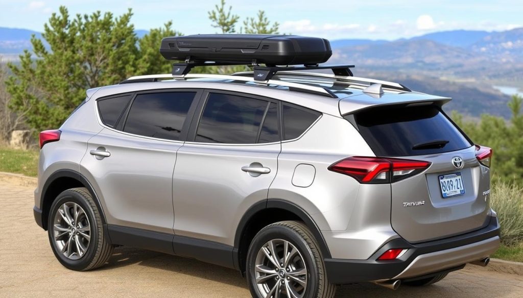 Yakima BaseLine Complete Roof Rack installed on Toyota RAV4