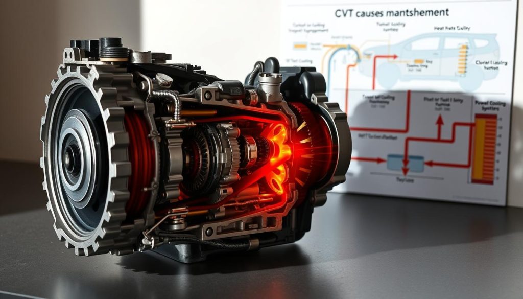 causes of CVT overheating